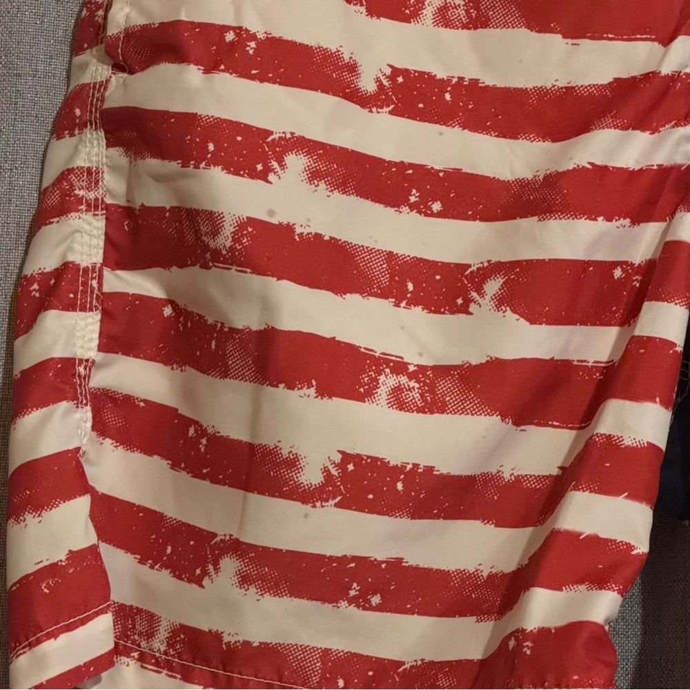 Vintage American Flag Board Shorts USA Swim Trunks L Fits XL - Picture 6 of 8